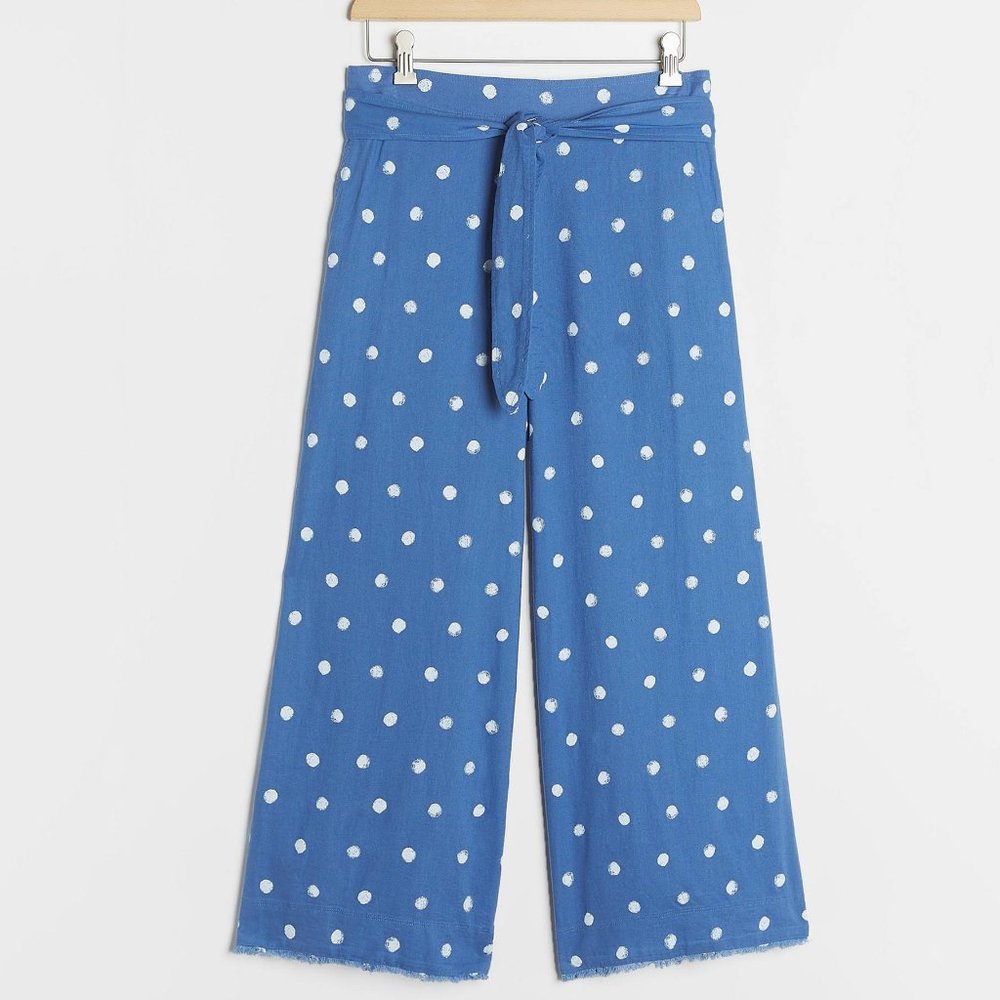 Cloth & Stone Rita Cropped Wide-Leg Trousers